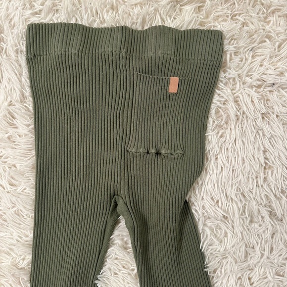 Lunya Ribbed Organic Cotton Leggings in green size S - Picture 6 of 7